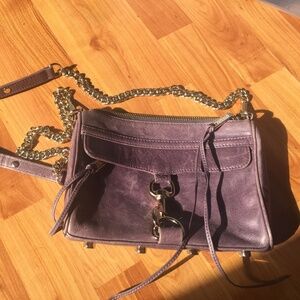 Purple shoulder bag